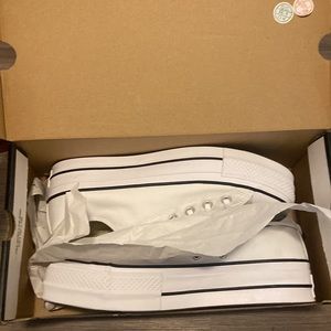 Converse platform white Size:7